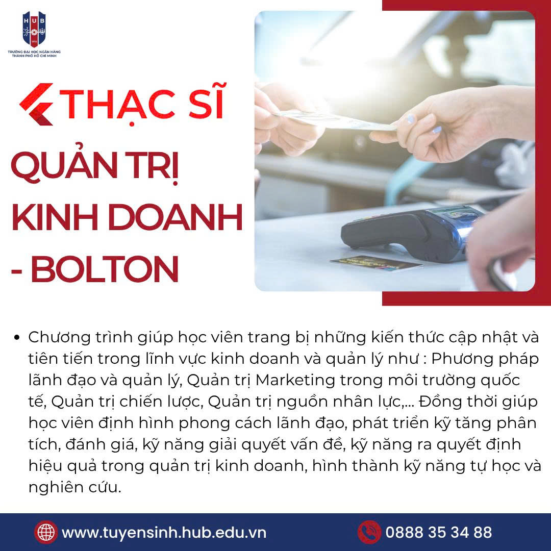 Quản trị kinh doanh - Đại học Bolton